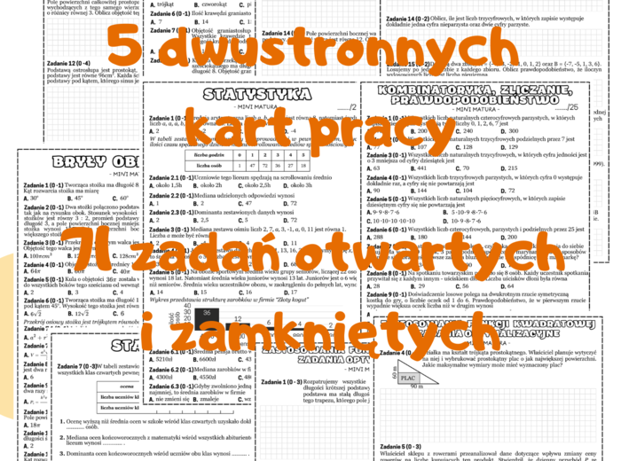 PAKIET. Mini matura. Matematyka cz. 3