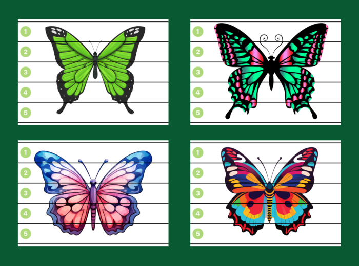 DZIEŃ MOTYLA – puzzle – WIOSNA - biblioteka – świetlica – przedszkole – 12 wersji