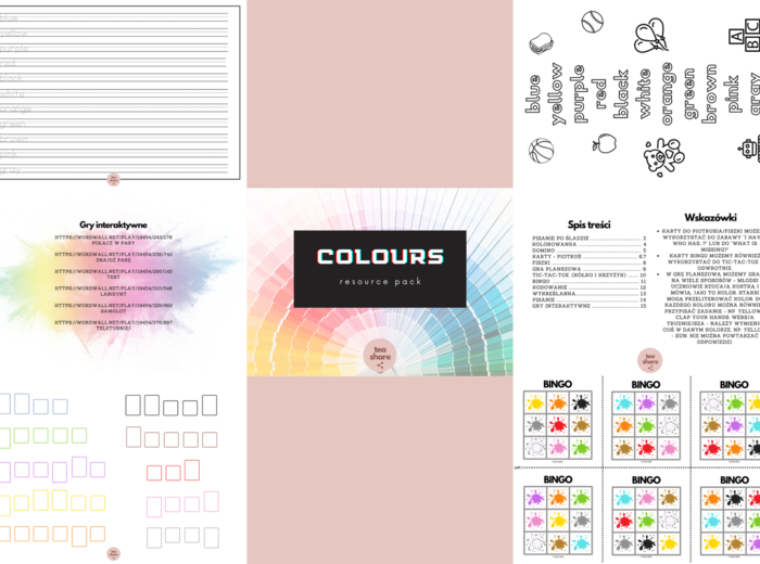 COLOURS resource pack klasy 1-3