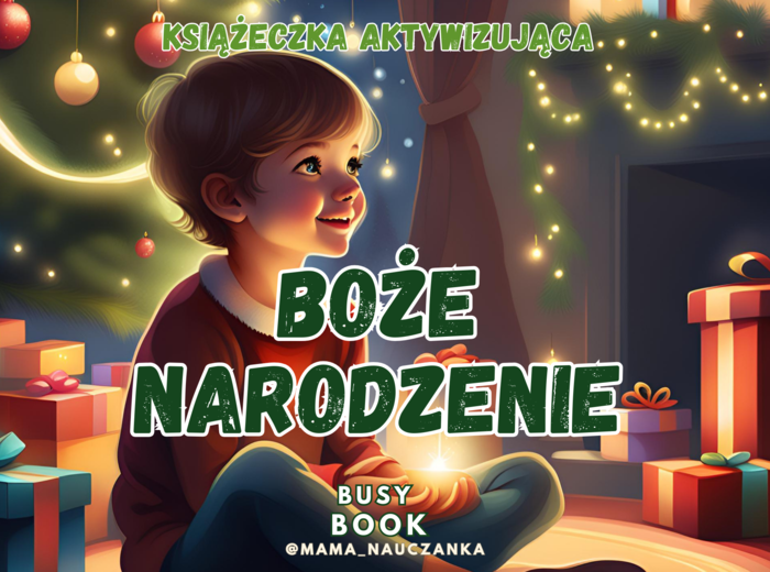 Świąteczna książeczka aktywizująca - busy book Boże Narodzenie