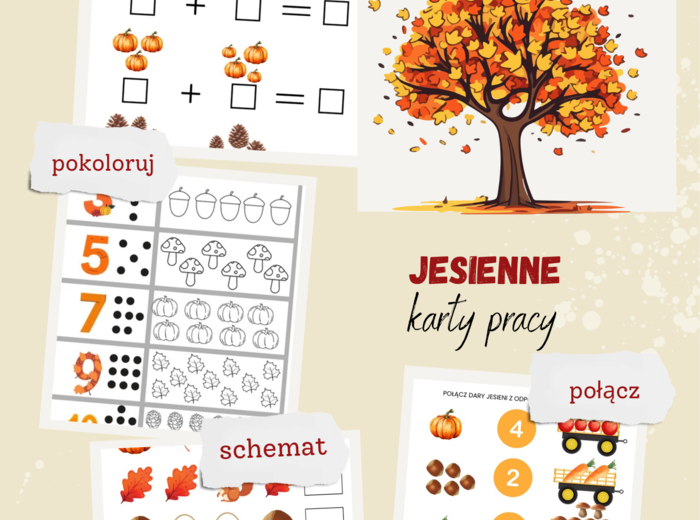 JESIEŃ karty pracy