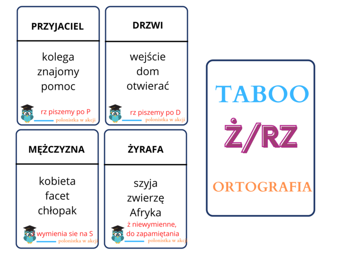 Taboo ortograficzne z Ż/RZ
