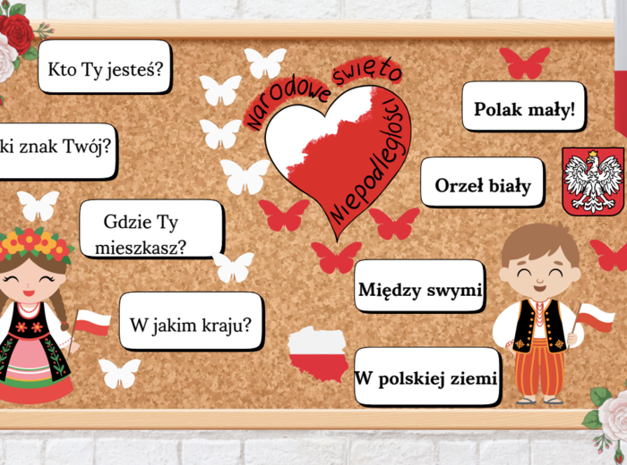 Gazetka na 11 listopada|Idealna dla klas młodszych| Zawiera duży plakat 4 x A4| Ozdoba klasy, biblioteki lub korytarza|28 stron do druku