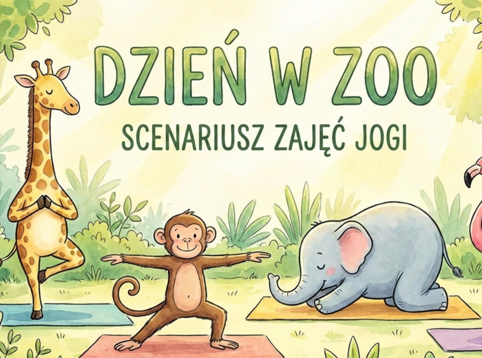 Dzień w zoo - scenariusz jogi dla dzieci