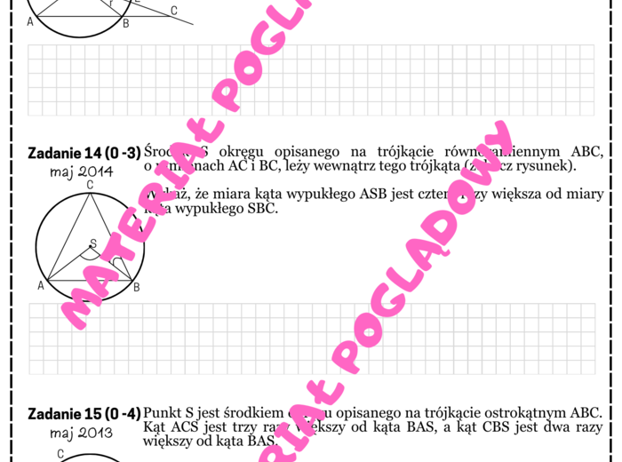 MINI MATURA - PLANIMETRIA cz. 1 - kąty