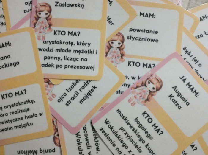 "Lalka" - gra z serii "Ja mam... kto ma?"