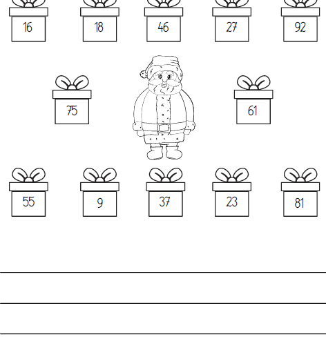 Mikołajkowy pakiet zadań