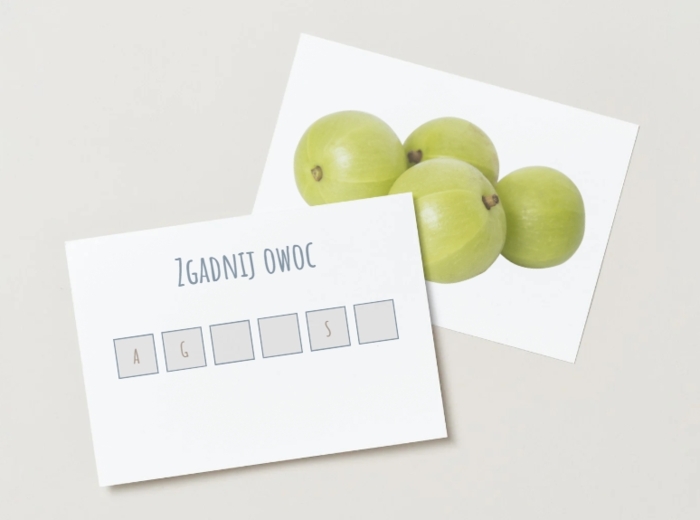 Zgadnij owoc po brakujących literach | Quiz o owocach | 50 pytań