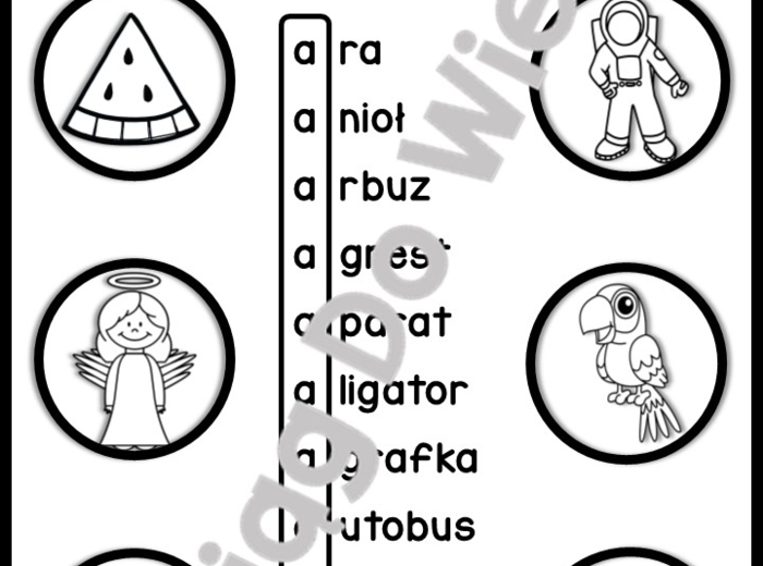 Czytam wyrazy, rozpoznaję obrazki