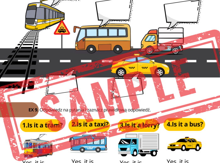 Stars and Heroes 2 Unit 3 Around town - karty pracy