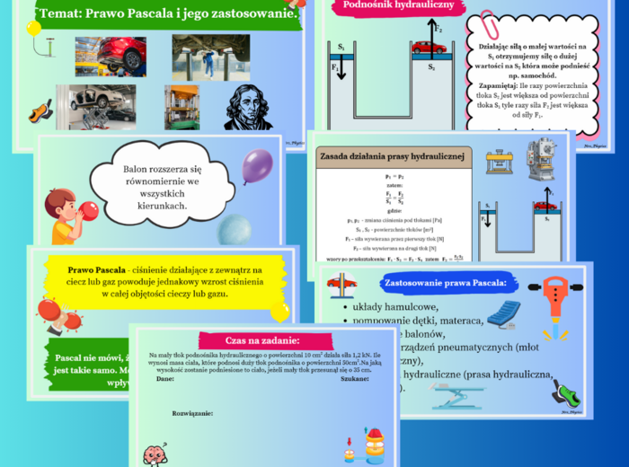 Prawo Pascala  i jego zastosowanie.