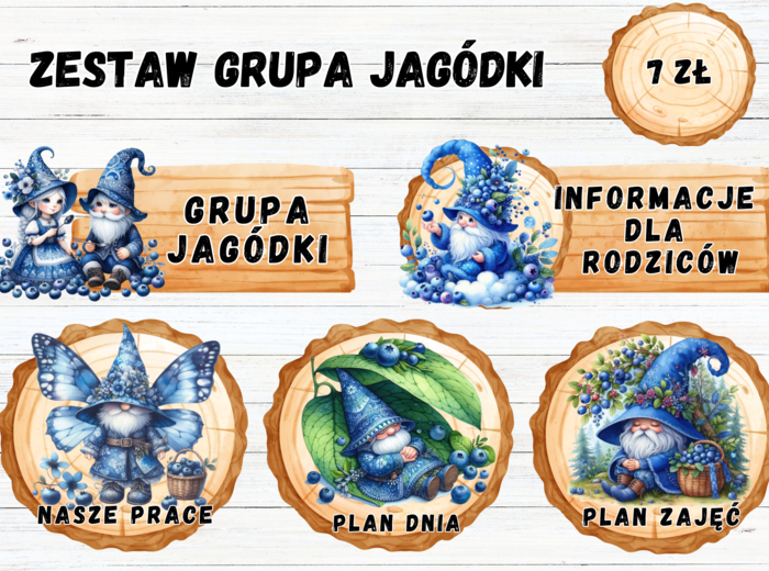 ZESTAW GRUPOWY GRUPA "JAGÓDKI"
