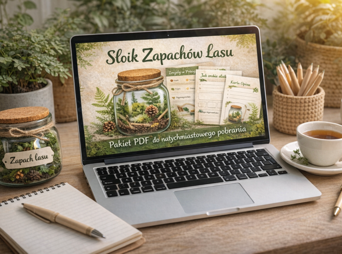 Słoik zapachów lasu