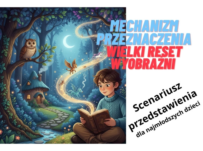 Scenariusz przedstawienia -Mechanizm przeznaczenia i wielki reset wyobraźni