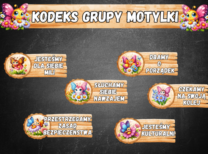 Kodeks grupy przedszkolnej “MOTYLKI”