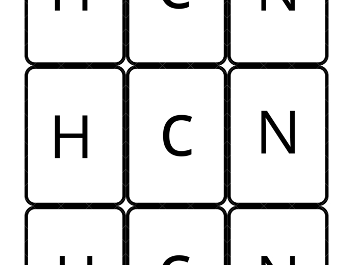 Gra memory - Pierwiastki Chemiczne