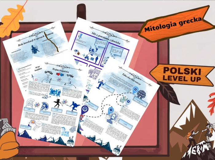 Mitologia grecka_Polski Level Up (pakiet 18 kart)