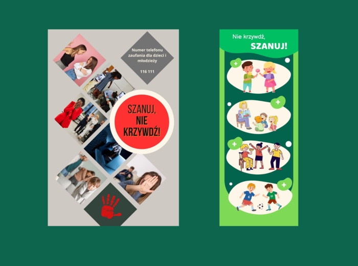 Standardy Ochrony Małoletnich - plakaty informacyjne