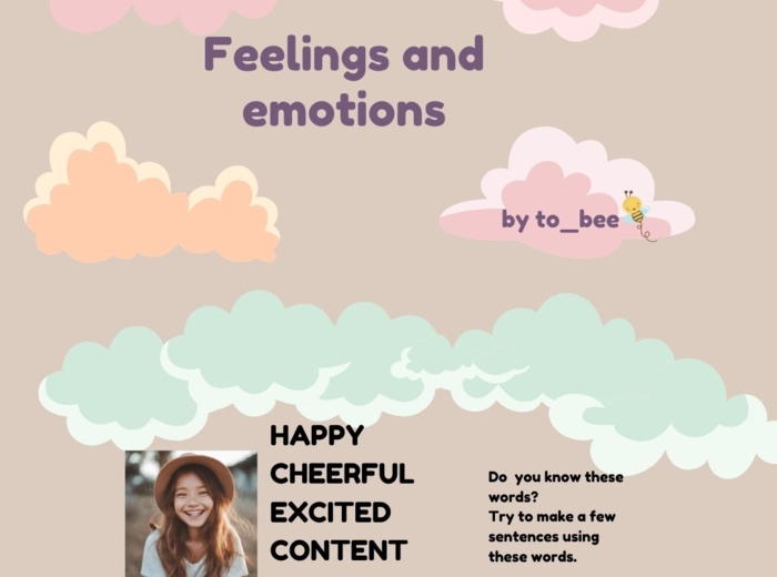 Feelings and emotions. Gotowa lekcja online/ prezentacja/ conversations speaking