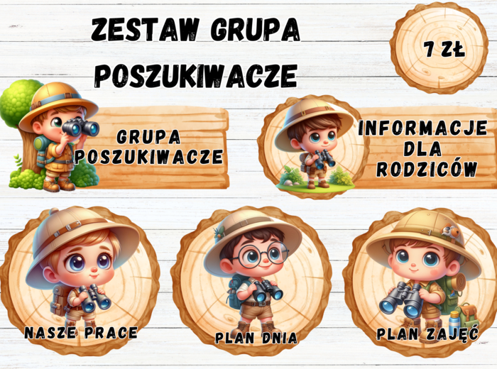 ZESTAW GRUPOWY GRUPA "POSZUKIWACZE"