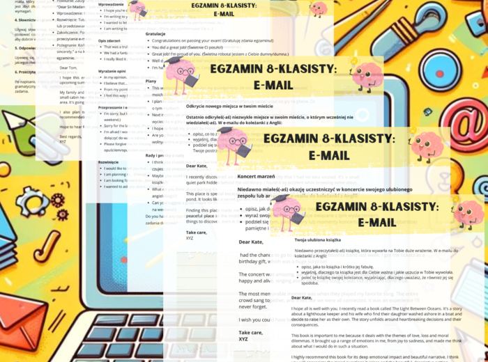 Egzamin ósmoklasisty - jak napisać e-mail