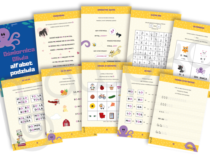 Zeszyt zadań do nauki samogłoski O