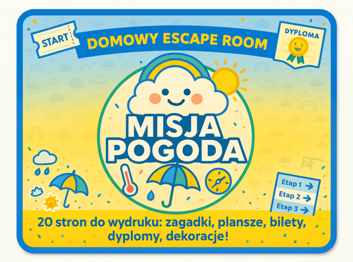 Domowy Escape Room: Misja Pogoda