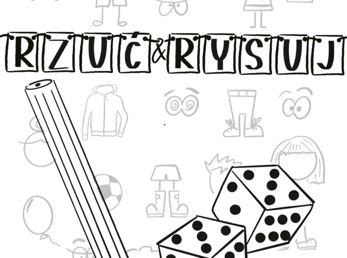 🎲✏️ Rzuć i Rysuj – Kreatywna Gra Rysunkowa! 🎨🧠