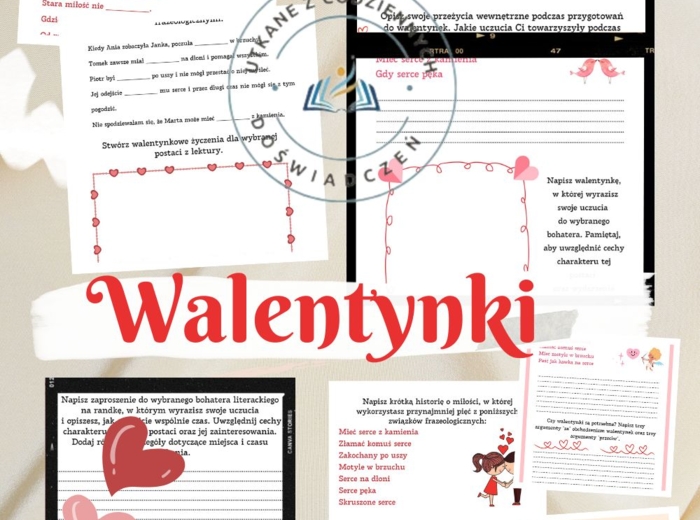 Lekcja języka polskiego z okazji WALENTYNEK