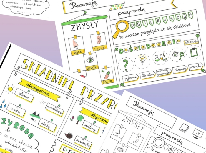 Składniki przyrody i poznaję przyrodę