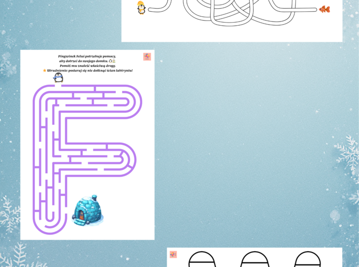 Ćwiczenia sylabowe cz. 3 Seria Zima Pingwinki