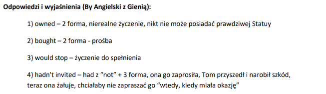 WISH - materiał do druku i samodzielnego wypełniania (z odpowiedziami)