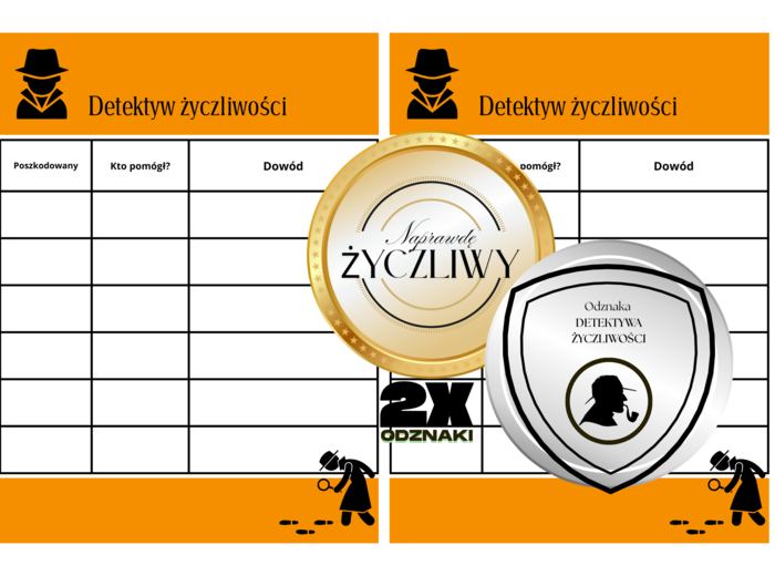 Detektyw życzliwości - Świetna zabawa na godzinę wychowawczą, która pomoże zintegrować klasę! (45 minut)