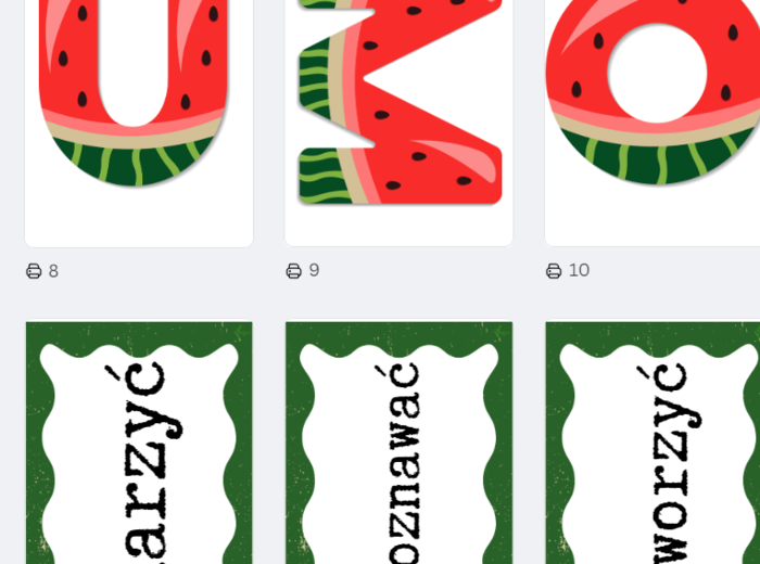 W tym roku możesz - gazetka polonistyczna, 24 plansze, girlanda + karty, początek roku szkolnego