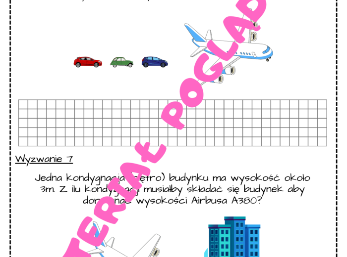 Projekt edukacyjny/innowacja - LOTNICZE PRZYGODY (liczby na co dzień, droga, prędkość, czas) klasa 6, klasa 7, klasa 8
