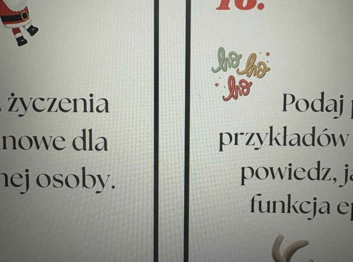 Kalendarz adwentowy- kl. 4