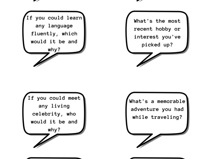 Speaking Questions Beginner part 2