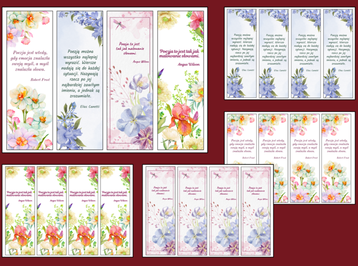 ŚWIATOWY DZIEŃ POEZJI – zakładki do książek – zakładka – wersja 4