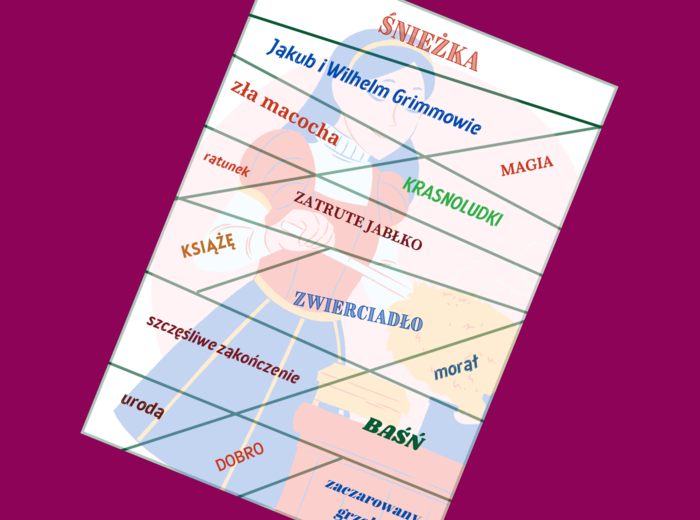 "KRÓLEWNA ŚNIEŻKA" - baśń - puzzle