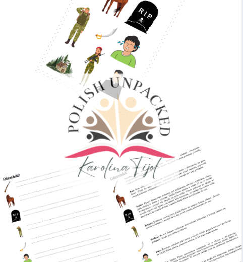 Ikony (obrazki, symbole) + odpowiedzi "Śmierć Pułkownika" Adam Mickiewicz