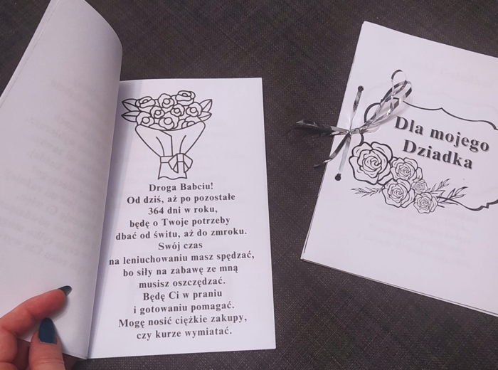 Książeczki i kalendarze dla babci i dziadka