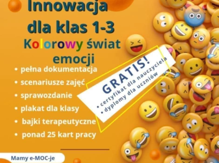 Kolorowy świat emocji - innowacja dla klas 1-3