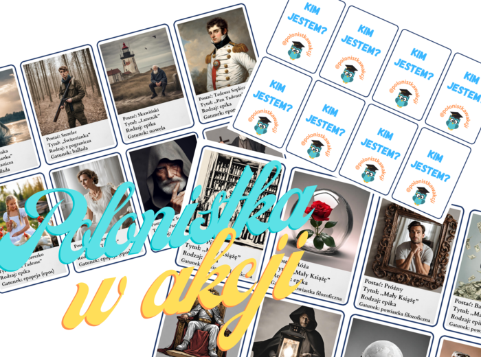 Gra ,,KIM JESTEM? Lektury 7-8"