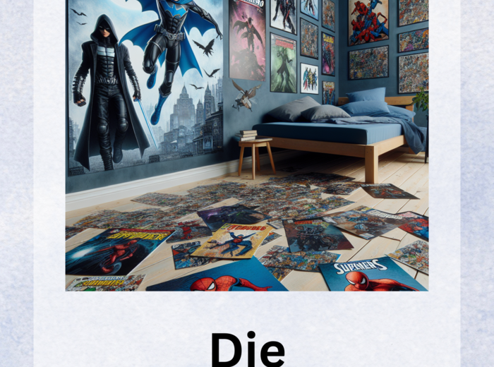 Die Superhelden A2 niemiecki scenariusz:tekst, ćwiczenia,odmiana przymiotnika po rodzajniku nieokreślonym