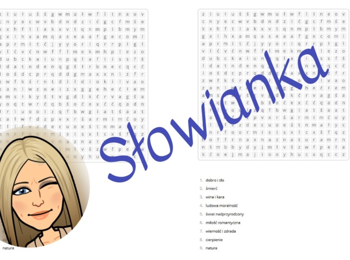 WYKREŚLANKA - motywy w twórczości Adama Mickiewicza