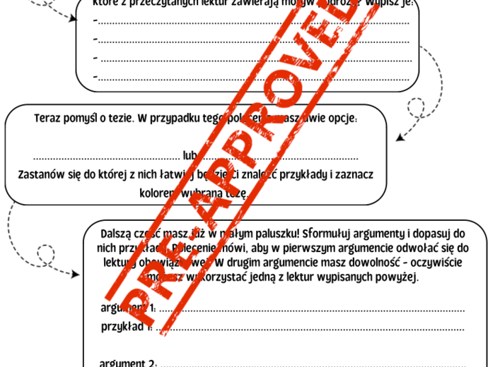 ROZPRAWKA - wprowadzenie i ćwiczenia