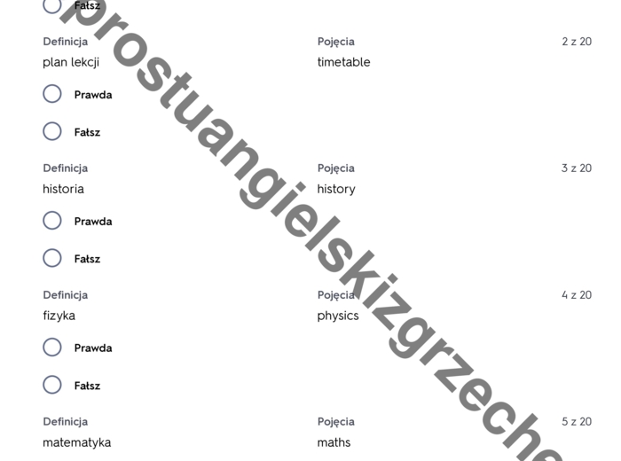 Repetytorium Ósmoklasisty cz. 1 (Macmillan) – Unit 3 – testy