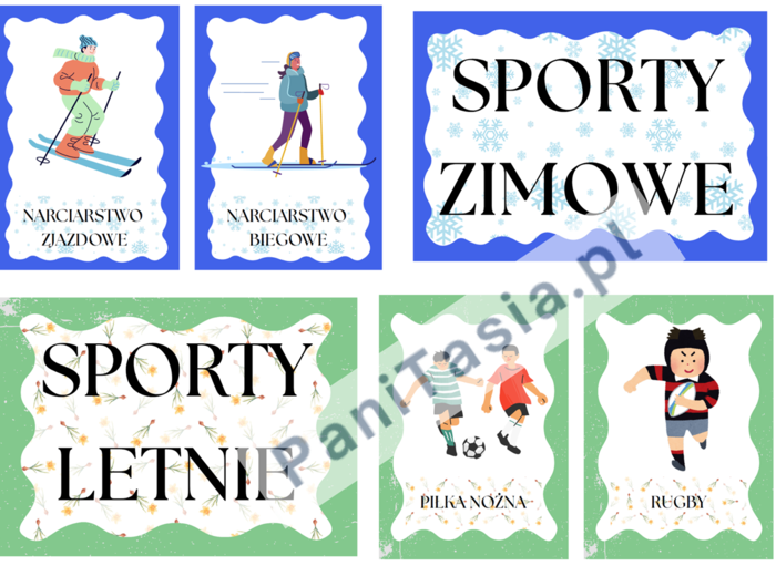Sporty zimowe i sporty letnie - pakiet