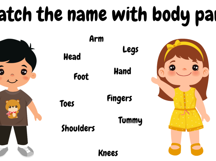 Body parts and clothes
