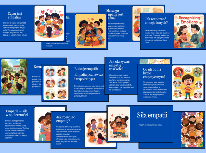 💛EMPATIA - JAK ROZUMIEĆ INNYCH - prezentacja multimedialna (14 slajdów) dla klas 4–8